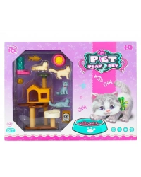 EVCİL HAYVAN YAVRU KEDİ OYUN SETİ-MGA