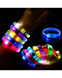 Festival & Parti LED Bileklik 3 Farklı Mod Işıklı 1 Adet