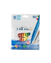 Fırça Uçlu Keçeli Kalem 12 Renk