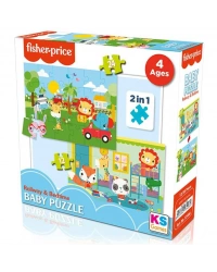 Fisher Price Baby Railway & Bedtime 2’si 1 Arada Puzzle