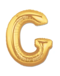 G Harf Folyo Balon Altın Renk  40 inç
