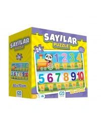 Games Sayılar Yer Puzzle 50x70cm 24 Parça 5134