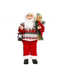 Gaz Lambası Taşıyan Dekoratif Biblo 46 cm