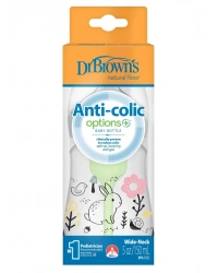 Geniş Ağız PP Antikolik Options Biberon 150 ml Kız