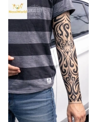 Giyilebilir Kol Dövmesi Çorap Dövme 3D Baskılı Kol Bacak Dövme 2 Adet Model 11