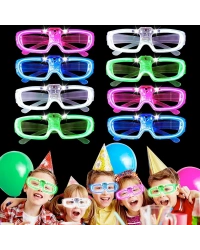 Glow Model 3 Farklı Fonksiyonlu Işıklı Parti Gözlüğü Karışık Renk 12 Adet