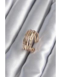 Gold Renk Ayarlanabilir Kadın Yüzük