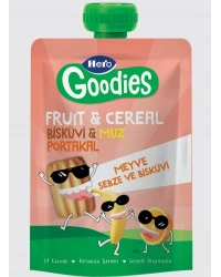 Goodies Muz Portakal Bisküvi Havuç 100 Gr