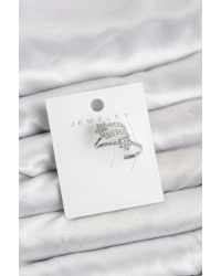 Gümüş Renk Zirkon Taşlı Yıldız Model Kıkırdak Earcuff Küpe