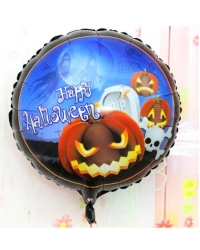 Happy Halloween Balkabağı Folyo Balon 18 inç
