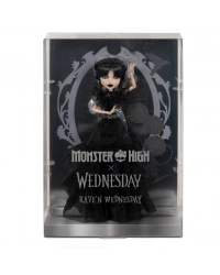 HXJ03 Monster High Wednesday Balo Elbiseli Bebek