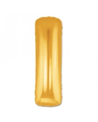 I Harf Folyo Balon Altın Renk  40 inç