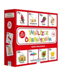 İngilizce Öğreniyorum Eğitici Oyun Kartları