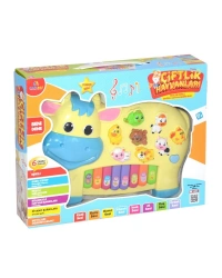 Işıklı Müzikli İnek Görünümlü Piyano