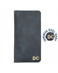 İsme Özel Dikey Uzun Cüzdan - %100 Rainbow Deri - A010007 - Lacivert