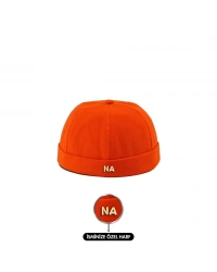 İsme Özel Docker Şapka - AB01008 - Turuncu