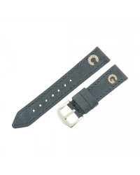 İsme Özel El Dikişli Saat Kordonu - %100 Çift Kat Deri - AG03003 - Lacivert