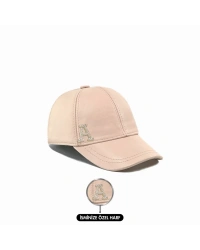 İsme Özel Kep Şapka - %100 Deri - AB01012 - Pudra