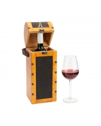 Oval Kapaklı Tekli Şaraplık - HH06004 - Taba