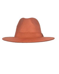 İsme Özel Panama Fötr Şapka - AB01004 - Kiremit