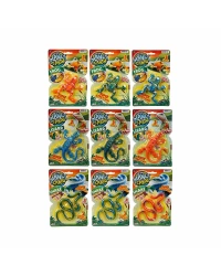 Jaru Planet Earth Esnek Hayvanlar Kurbağa -Yılan-Kertenkele 1 adet