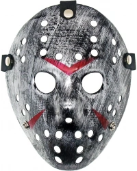 Jason Maskesi Hannibal Maskesi Metal Gümüş Renk 20x25 cm