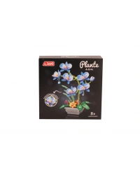 JK29011 JAKİ MAVİ ORKİDE SAKSIDA 581 PARÇA BLOCK OYUNCAK