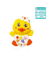 JLG-855-144A IŞIKLI VE MÜZİKLİ ÖRDEK BEBEK -VRD