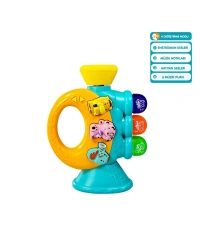 JLG-855-38A IŞIKLI VE MÜZİKLİ TROMPET BEBEK -VRD