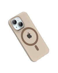 Joko Apple iPhone 14 PC Blank Magsafe Kapak - Çöl Titanyum