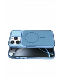 Joko Apple iPhone 16 Pro Max Bruma Magsafe Kapak - Mavi