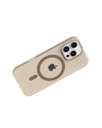 Joko Apple iPhone 16 Pro Max PC Blank Magsafe Kapak - Çöl Titanyum