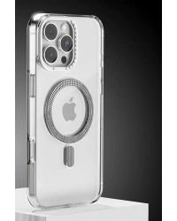 Joko Apple iPhone 16 Pro Max Tash Diamond Magsafe Kapak - Beyaz