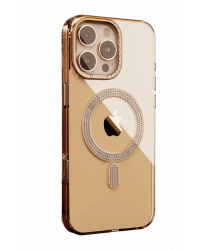 Joko Apple iPhone 16 Pro Max Tash Diamond Magsafe Kapak - Gold