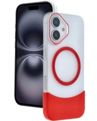 Joko Apple iPhone 16 Velar Magsafe Kapak - Kırmızı