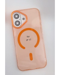Joko Apple iPhone 17 PC Blank Magsafe Kapak - Turuncu