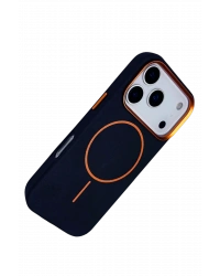 Joko Apple iPhone 17 Pro Max Luno Deri Magsafe Kapak - Mavi