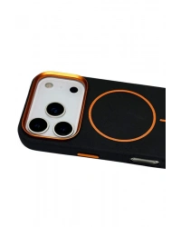 Joko Apple iPhone 17 Pro Max Luno Deri Magsafe Kapak - Siyah