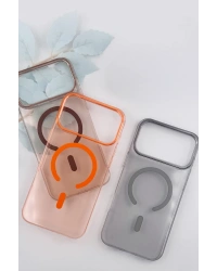 Joko Apple iPhone 17 Pro Max PC Blank Magsafe Kapak - Natural Grey