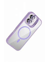 Joko Apple iPhone 17 Remim Lensli Magsafe Standlı Kapak - Lila