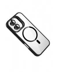 Joko Apple iPhone 17 Remim Lensli Magsafe Standlı Kapak - Siyah