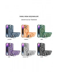 Joko iPhone 14 Pro Kılıf Flet Lens Magsafe Kapak - Siyah