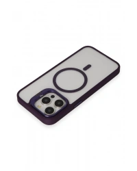 Joko iPhone 14 Pro Kılıf Roblox Lens Magsafe Standlı Kapak - Derin Mor