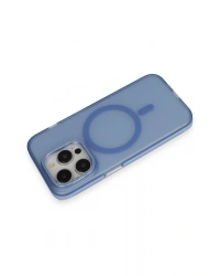Joko iPhone 14 Pro Max Frost Standlı Magsafe Kapak - Sierra Blue
