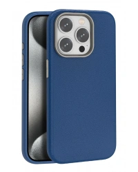 Joko iPhone 14 Pro Max Kılıf Wonder Deri Magsafe Kapak - Lacivert