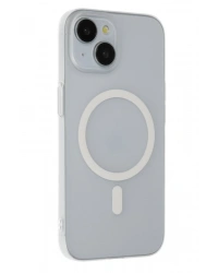 Joko iPhone 15 Plus Tuna PC Slim Magsafe Kapak - Şeffaf