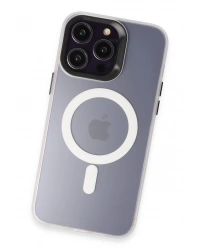Joko iPhone 15 Pro Max Kılıf Mateks Magsafe Kapak - Beyaz