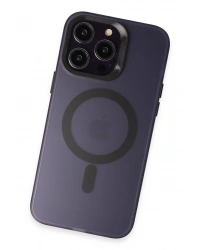 Joko iPhone 15 Pro Max Kılıf Mateks Magsafe Kapak - Derin Mor