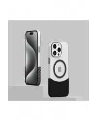 Joko iPhone 16 Plus Carbon Puzzle Magsafe Kapak - Siyah-2