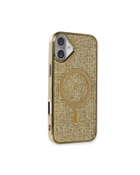 Joko iPhone 16 Plus Kılıf Helen Magsafe Kapak - Gold